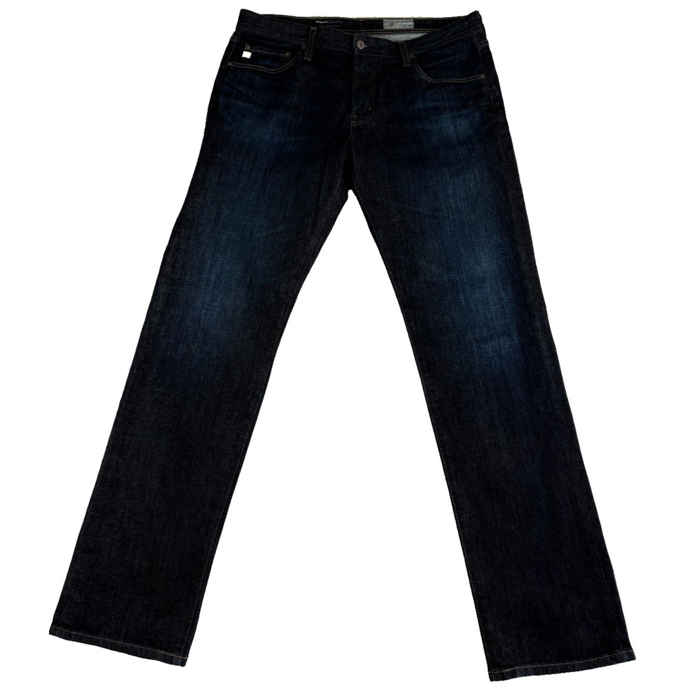 AG 360 Graduate Tailored Leg Jeans Mens 36x34 (39x34.5) Blue Denim Dark Wash